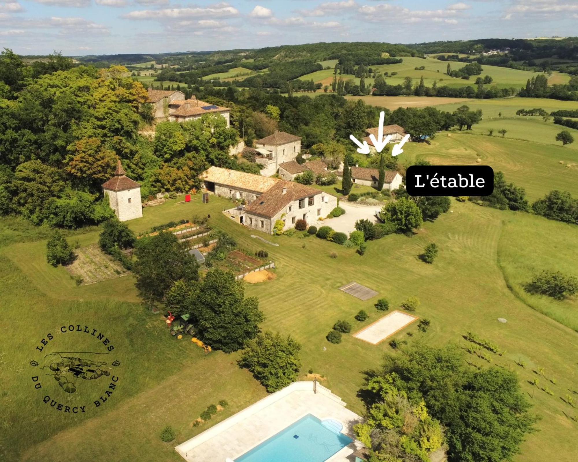 Les Collines Du Quercy Blanc Villa Castelnau-Montratier Bilik gambar